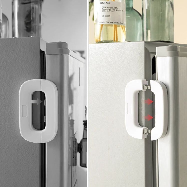 Child Proof Safety Lock – Strong Adhesive Lock for Fridge, Cabinets & Drawers