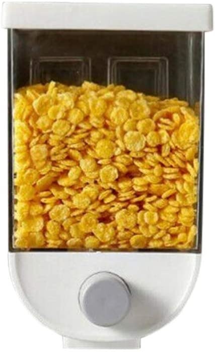 1500ml Kitchen Grain Storage Box – Wall-Mounted Rice, Cereal & Dry Food Dispenser