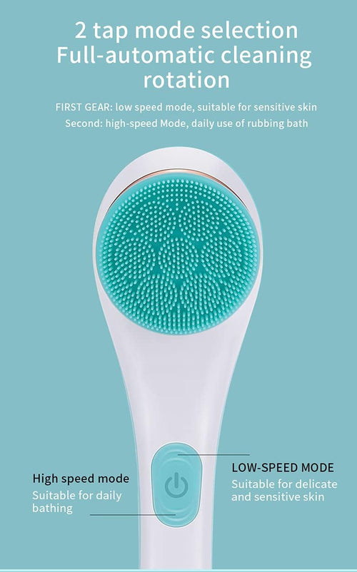 CNAIER 4-in-1 Rechargeable Electric Bath & Body Brush Set – Deep Cleansing, Exfoliating & Massage