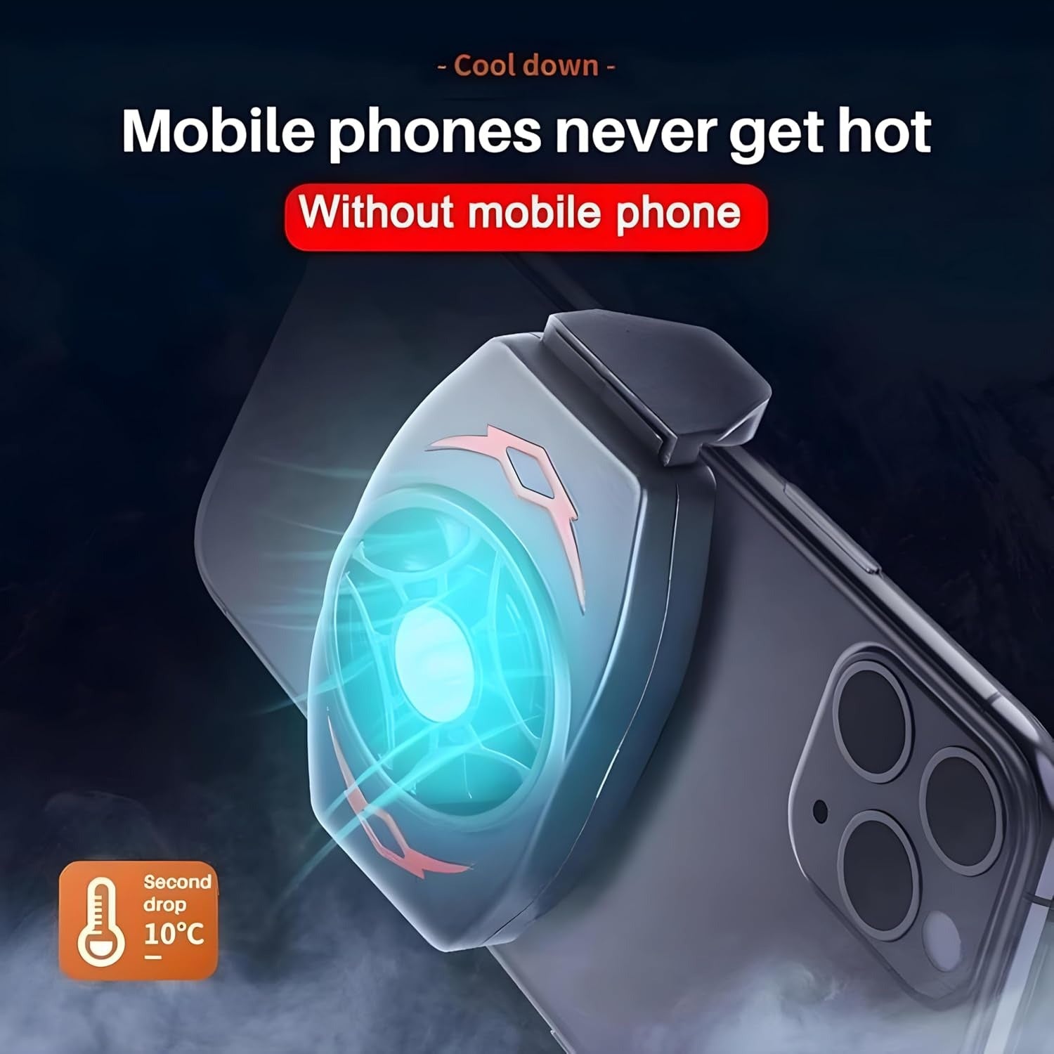 Universal Mobile Phone Gaming Cooling Fan Radiator view 5