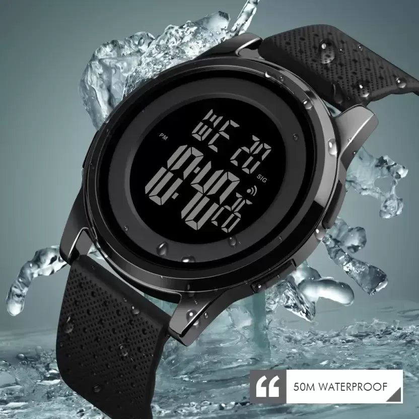 Embellet Men's Waterproof Digital Sports Watch (Black)