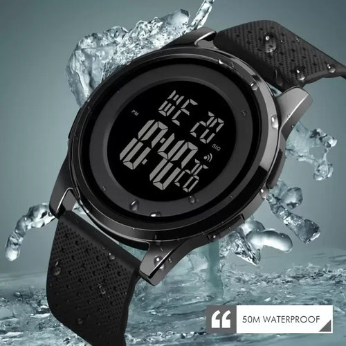 Embellet Men's Waterproof Digital Sports Watch (Black)