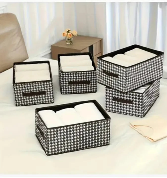 Foldable & Washable Wardrobe Clothing Organizer Box view 2