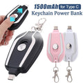 1500mAh Portable Keychain Power Bank (Type-C)