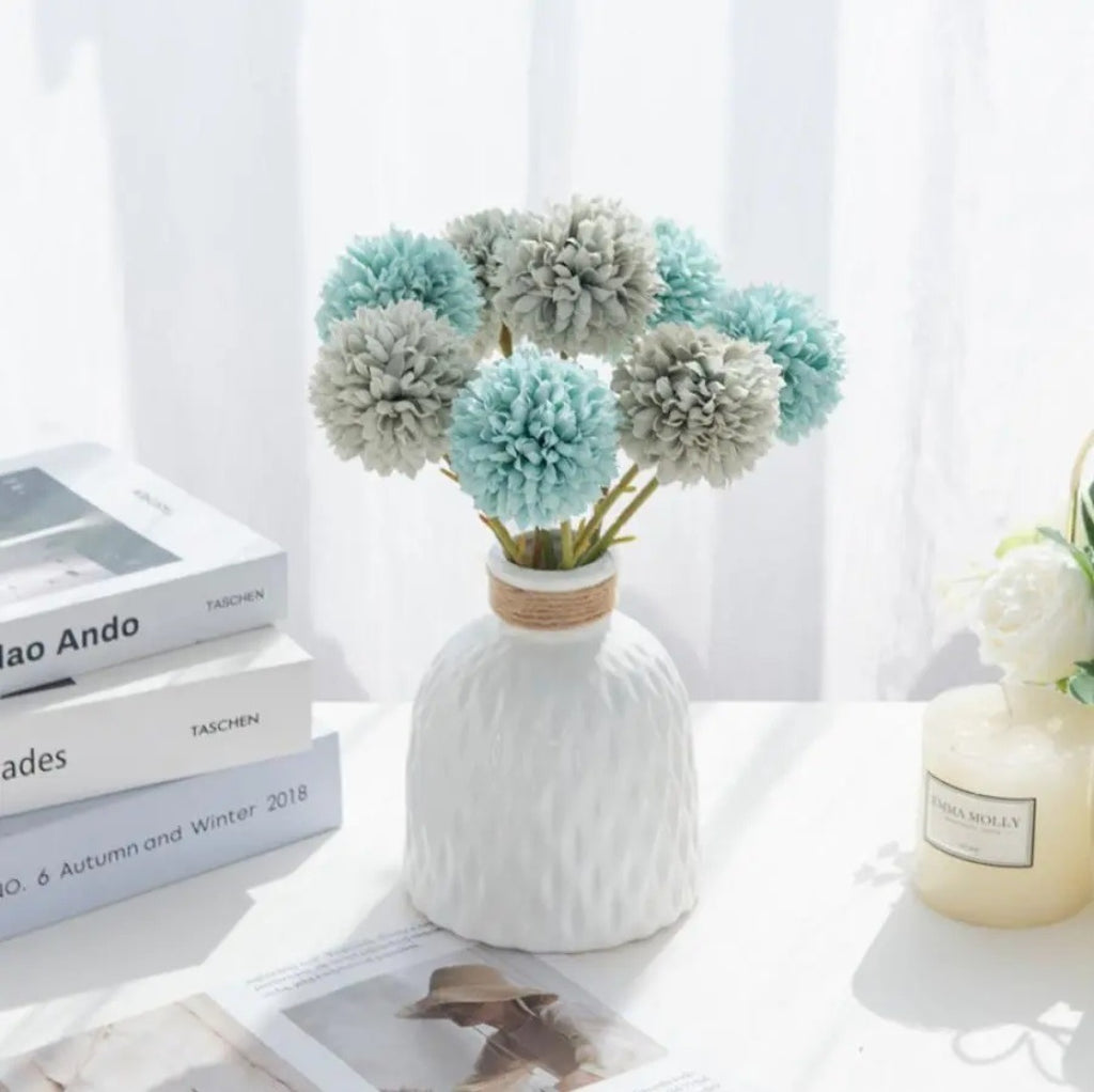 Modern Unbreakable Anti-Ceramic Rattan-like Plastic Flower Vase view 2