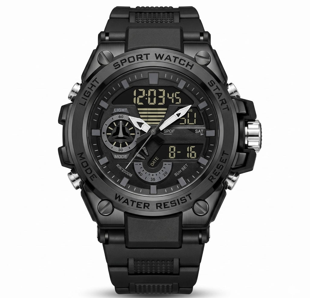 Men's Dual Display Analog-Digital Sports Military Watch view 2