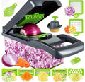 Multi-Functional 12-in-1 Vegetable Chopper & Slicer