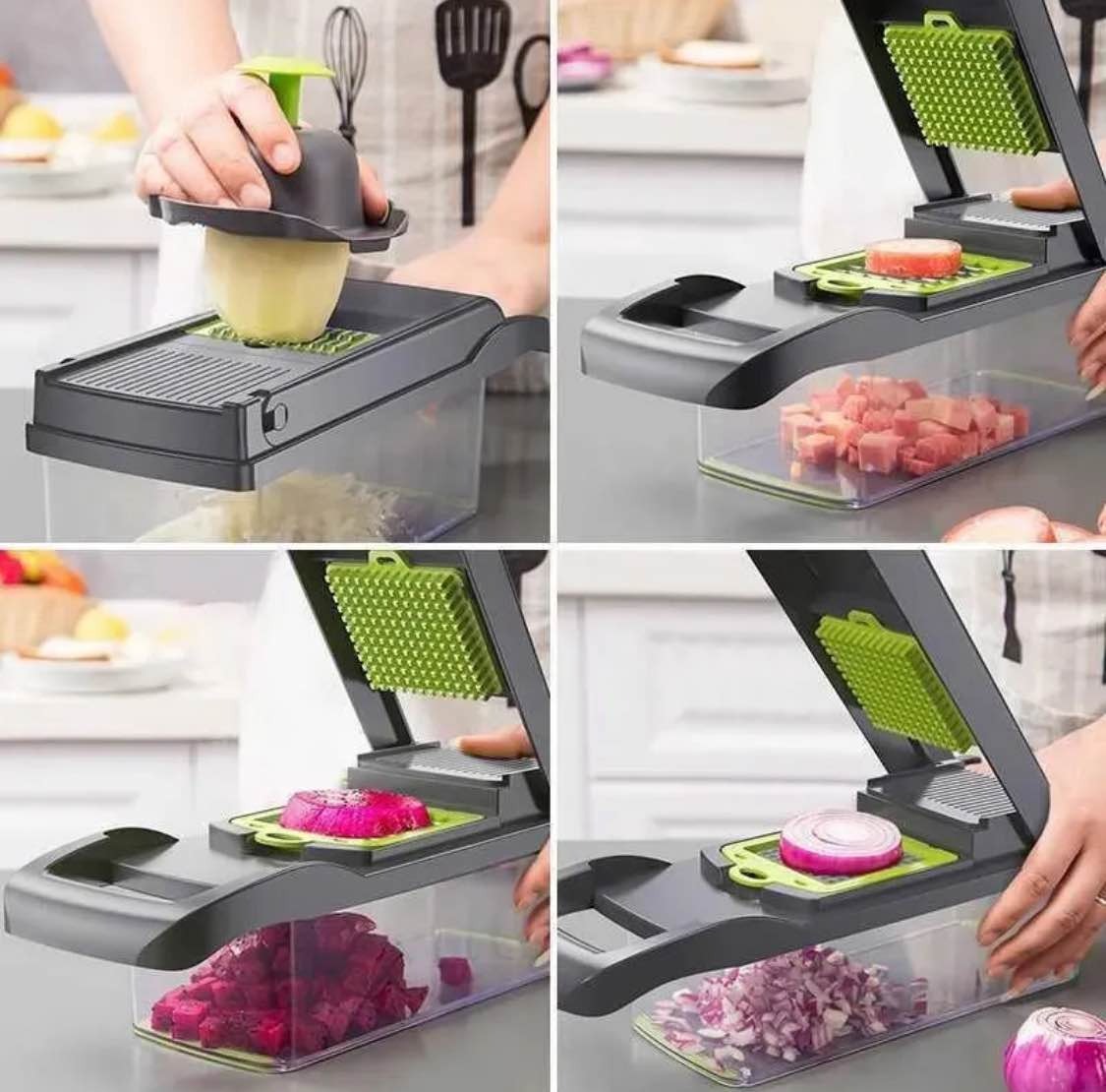 Multi-Functional 12-in-1 Vegetable Chopper & Slicer view 2