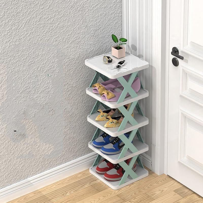 5-Layer Multi-Functional Stackable Shoe Organizer Rack view 2