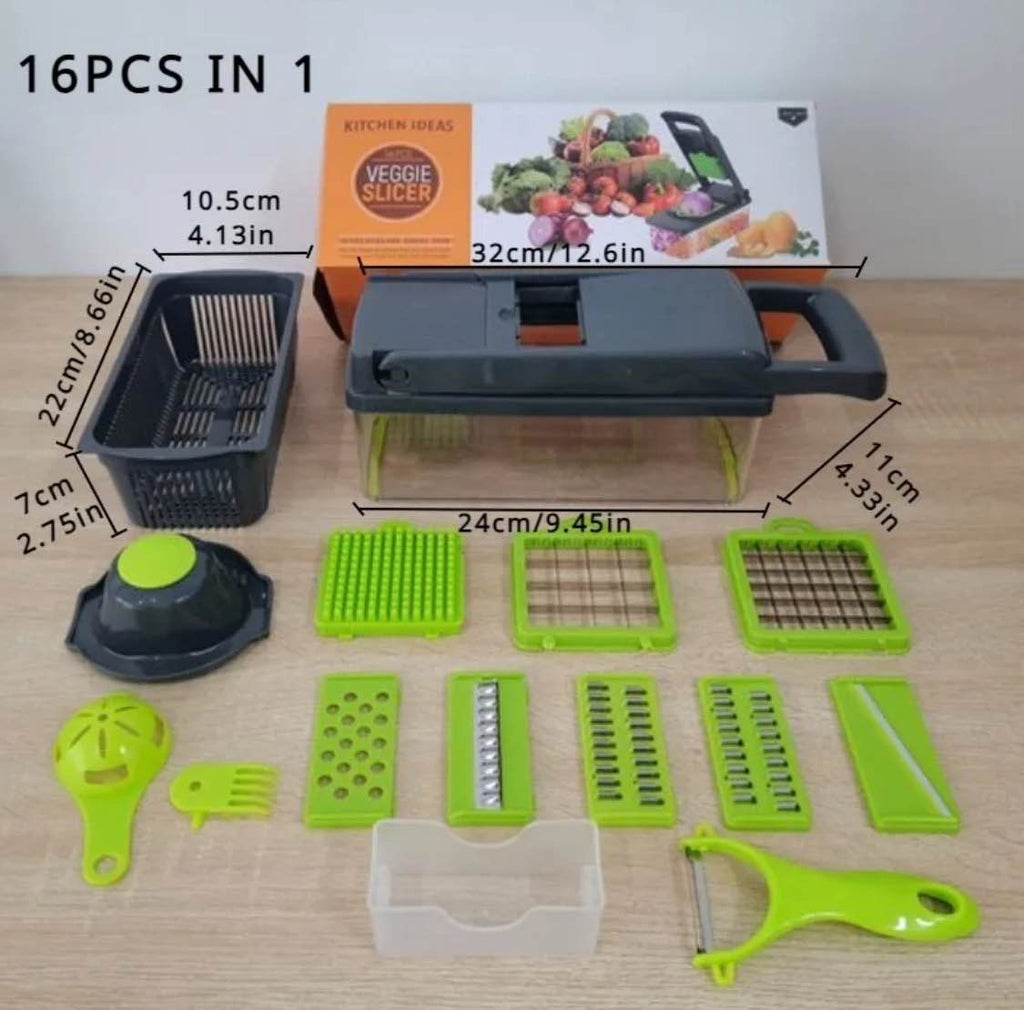 Multi-Functional 12-in-1 Vegetable Chopper & Slicer view 6
