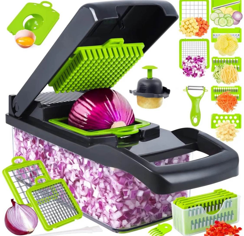 Multi-Functional 12-in-1 Vegetable Chopper & Slicer view 7