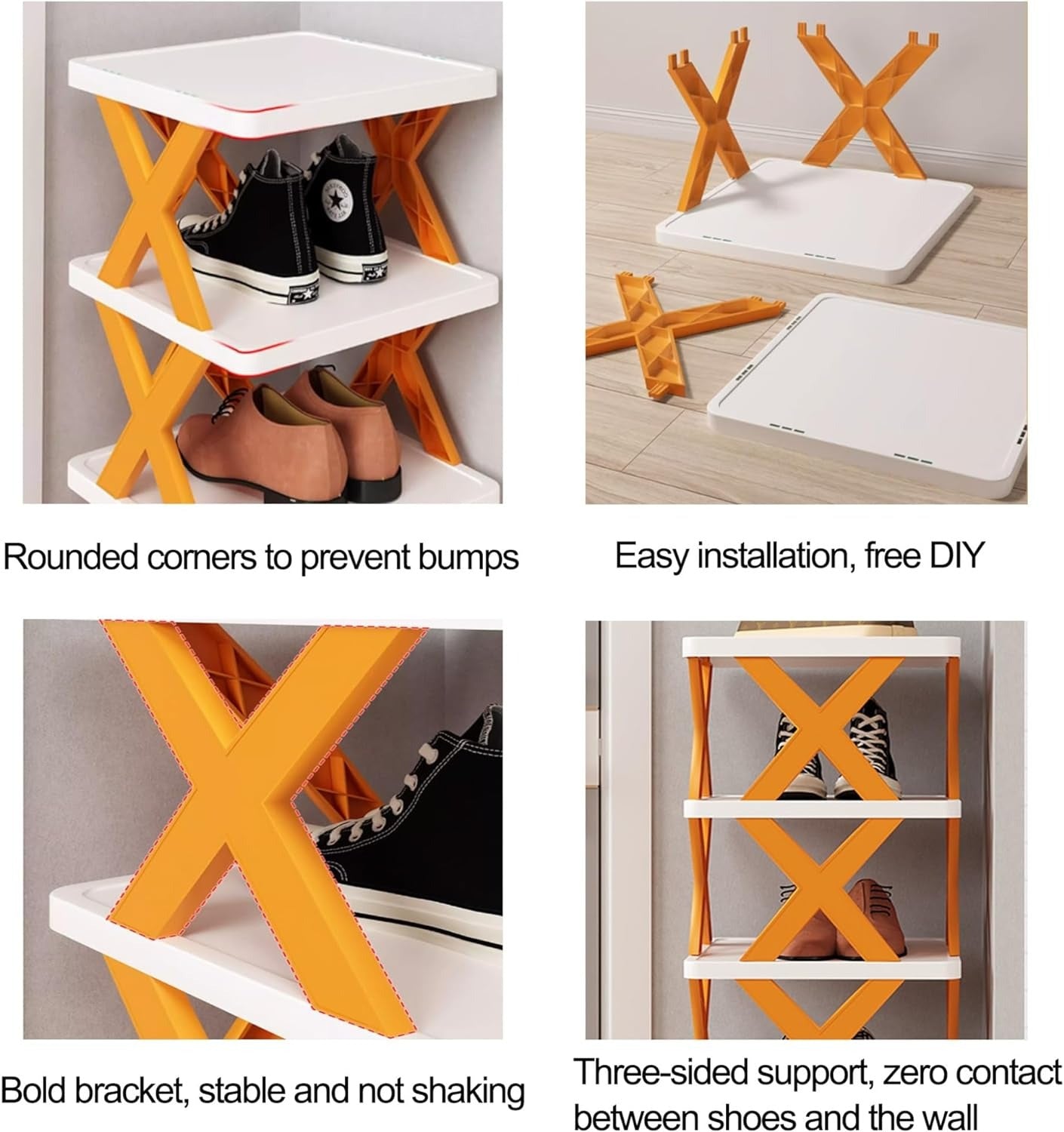 5-Layer Multi-Functional Stackable Shoe Organizer Rack view 4