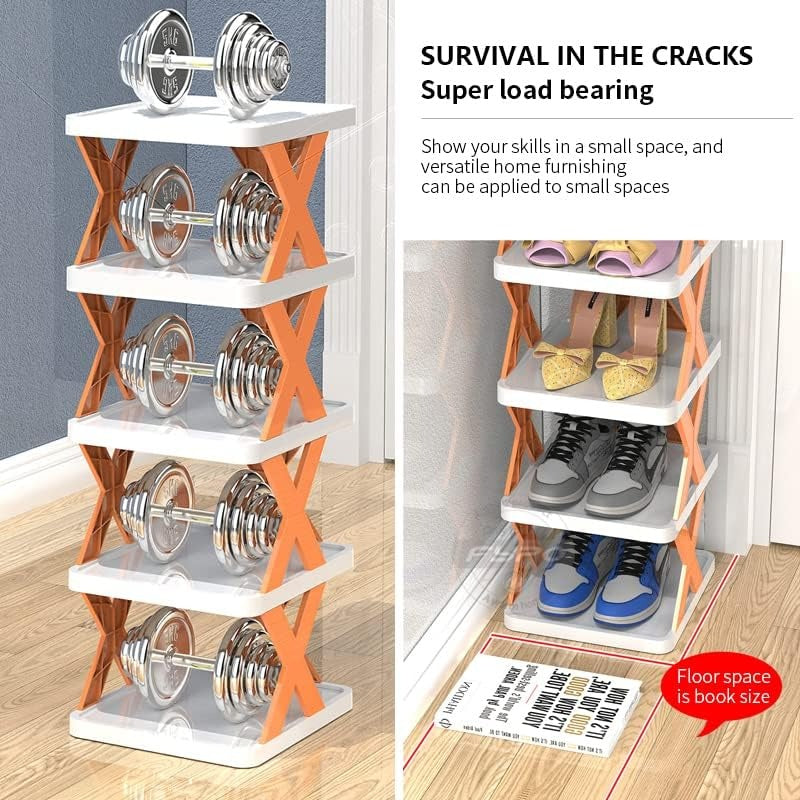 5-Layer Multi-Functional Stackable Shoe Organizer Rack view 5