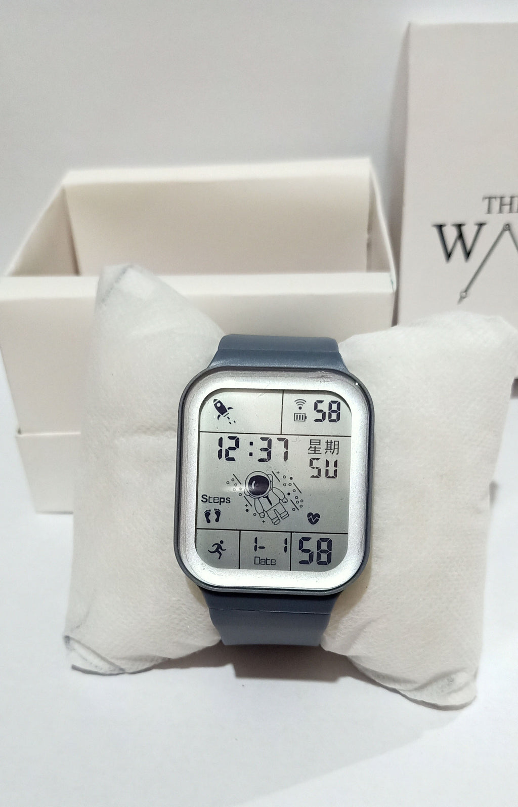 Unisex Astronaut Square Digital Sports Watch view 5