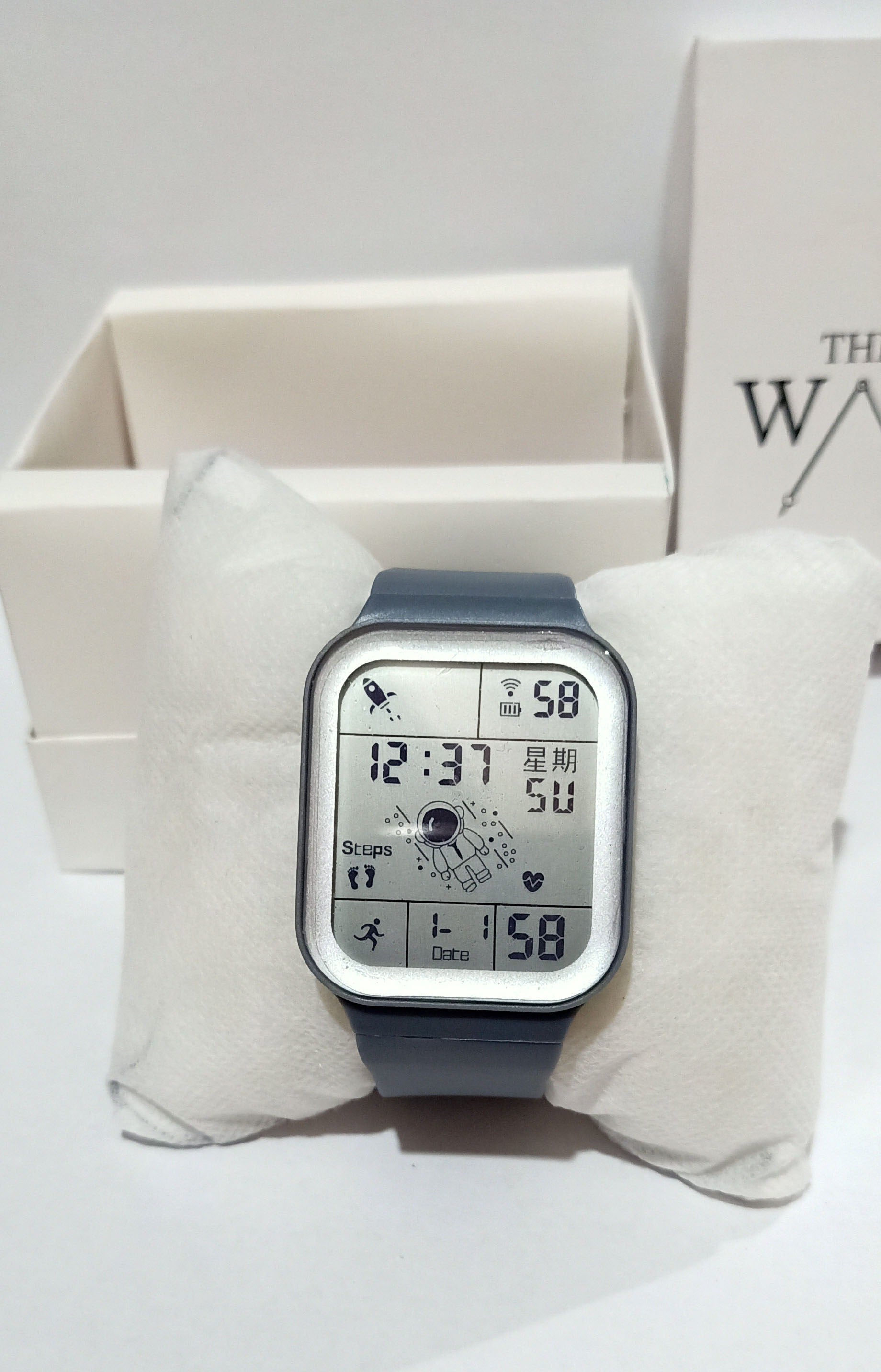 Unisex Astronaut Square Digital Sports Watch view 5