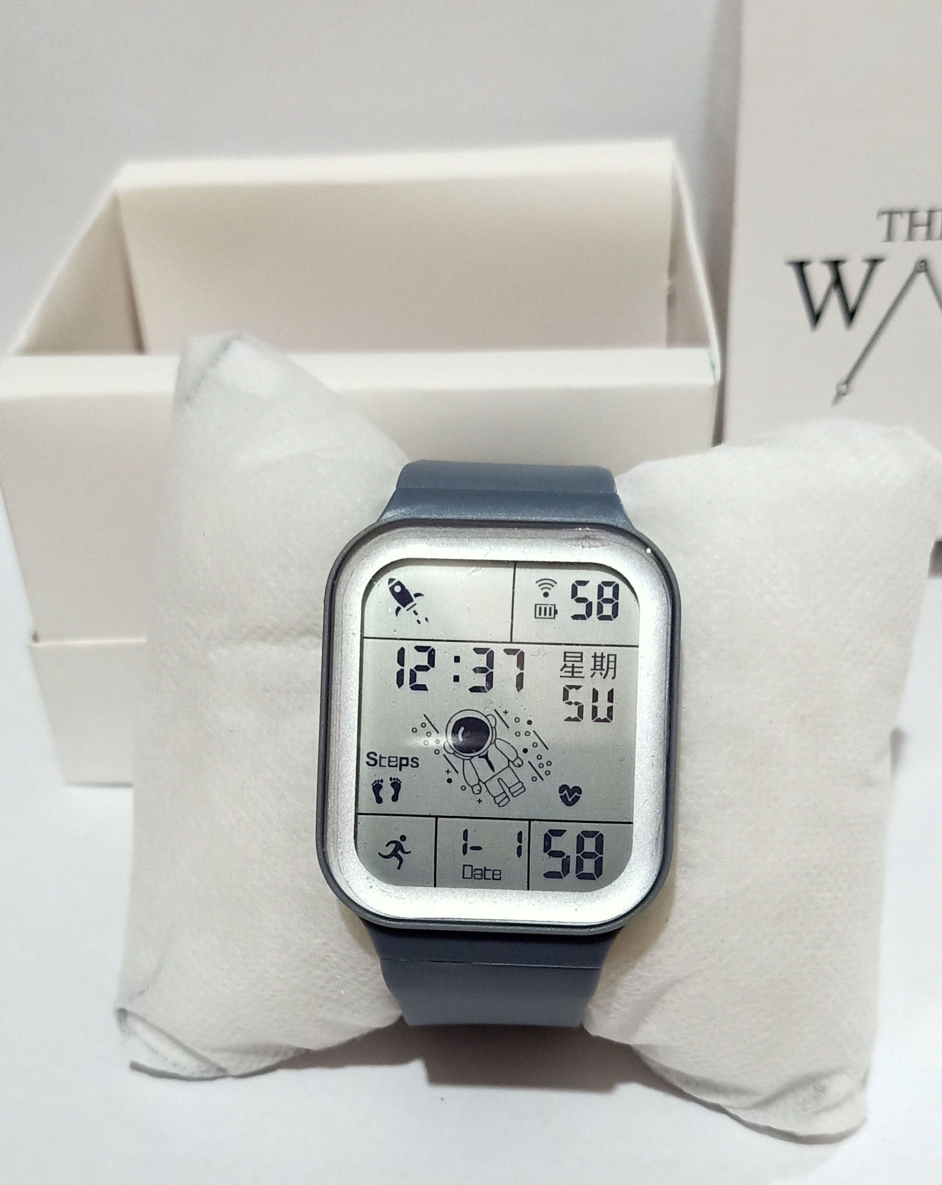 Unisex Astronaut Square Digital Sports Watch view 6
