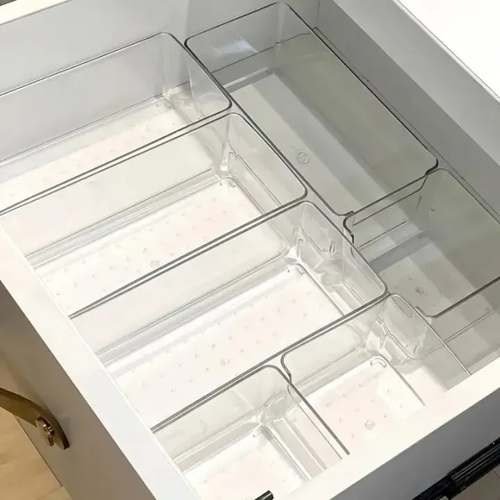 Transparent Plastic Box Drawers Organizers