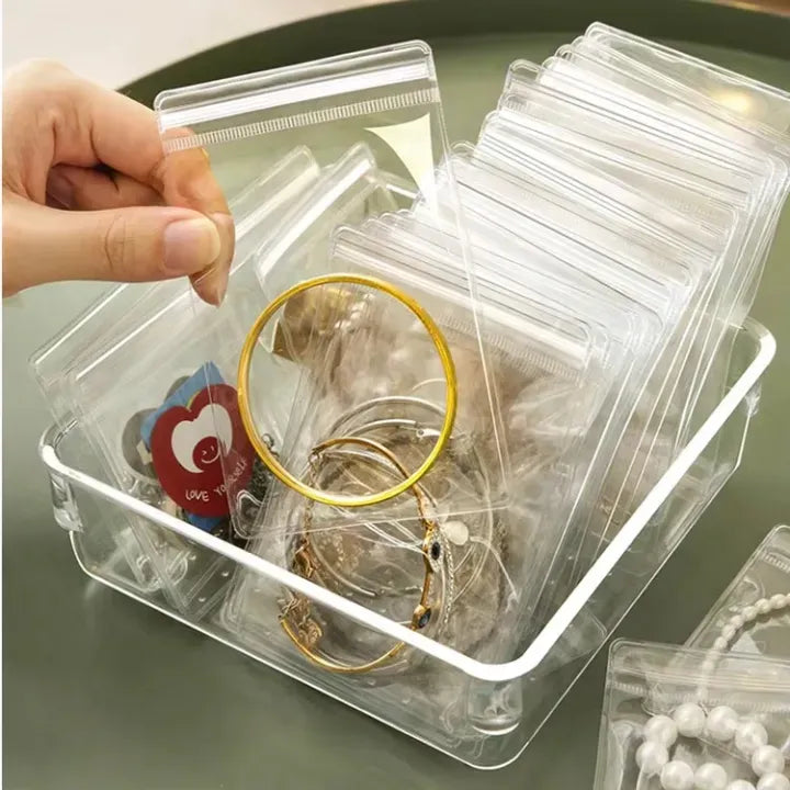 Transparent Plastic Box Drawers Organizers