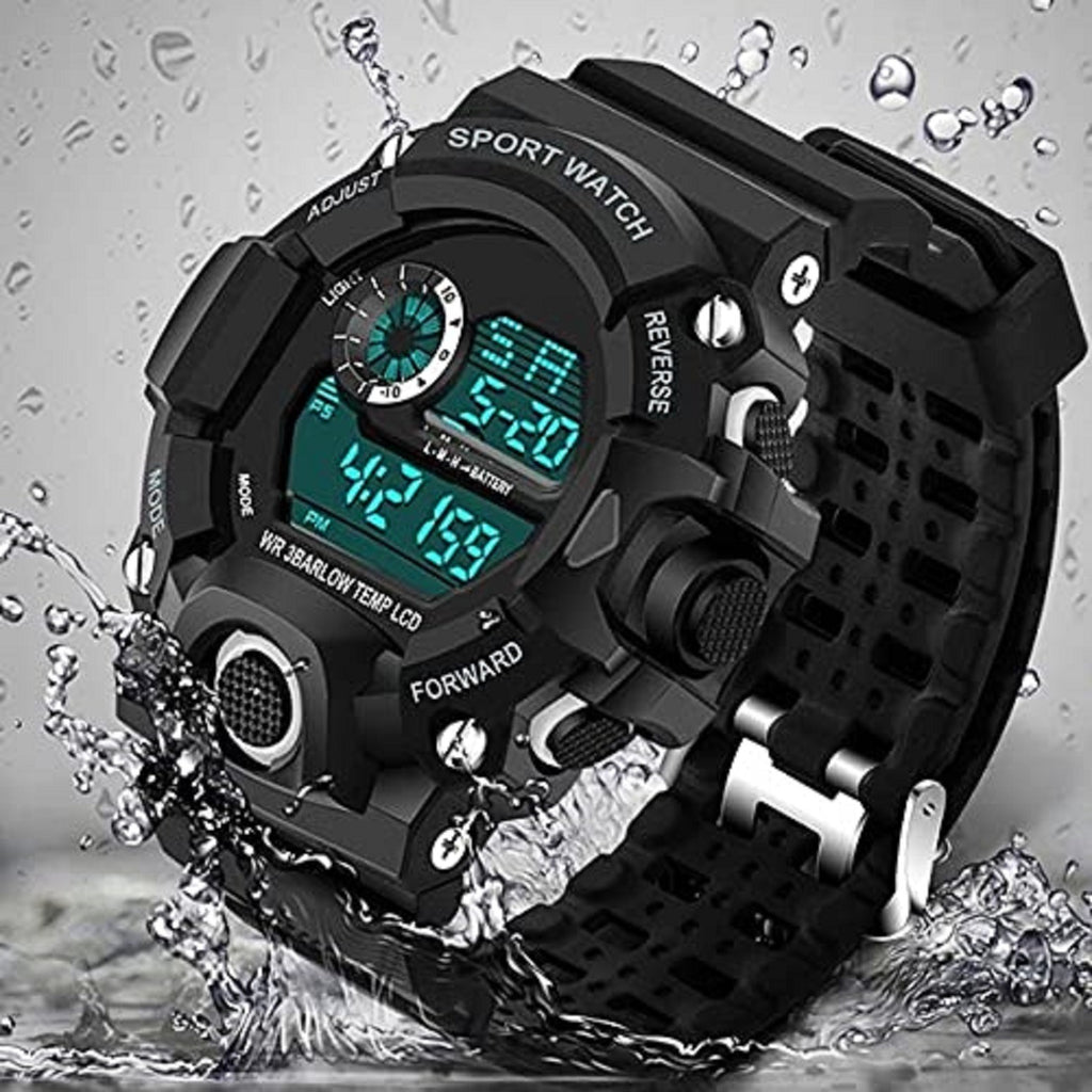 SELLORIA Men's Digital Sports Watch For Men Boys Waterproof with LED Back light Digital Watch for Men