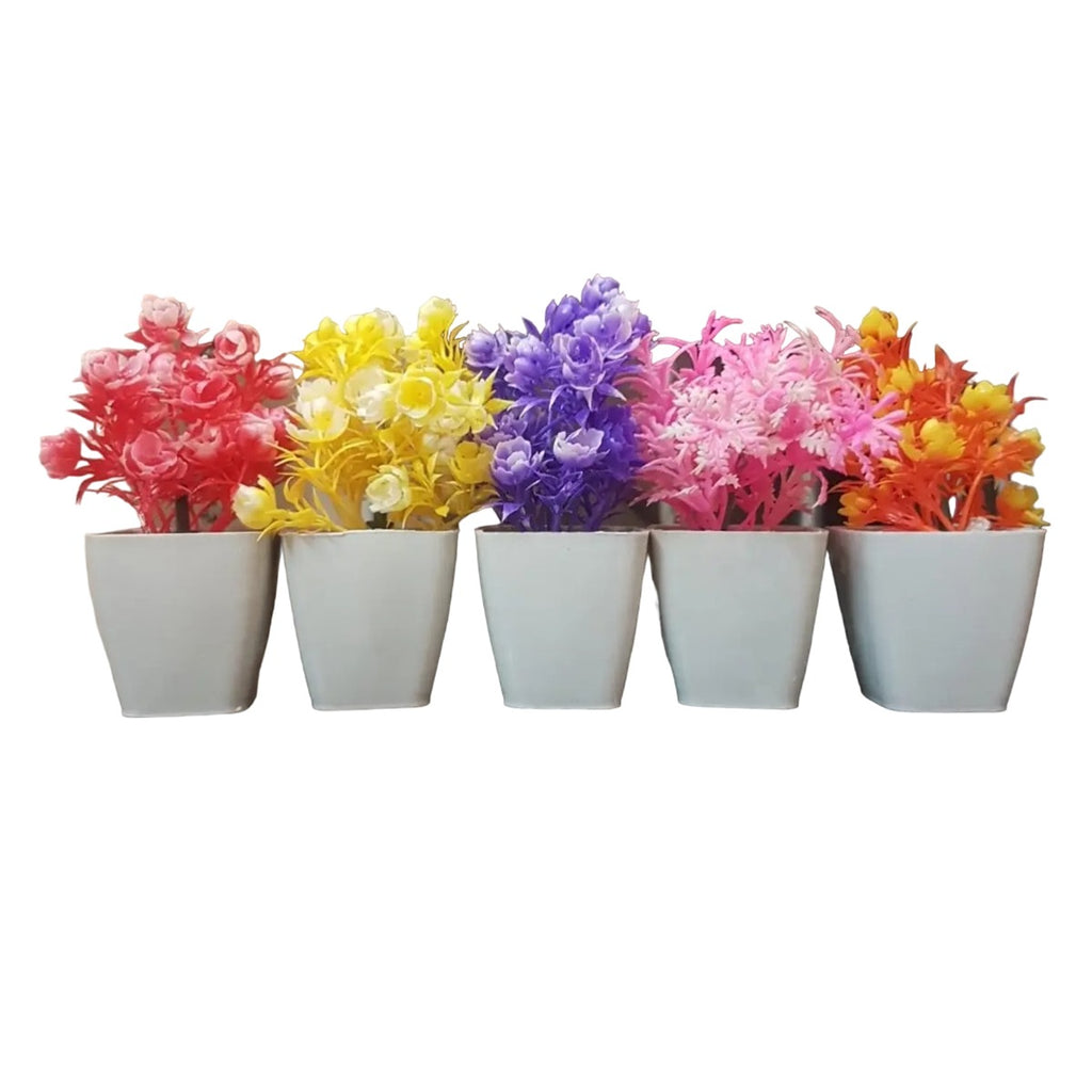 Pack of 4 Mini Plant Artificial Decoration Piece