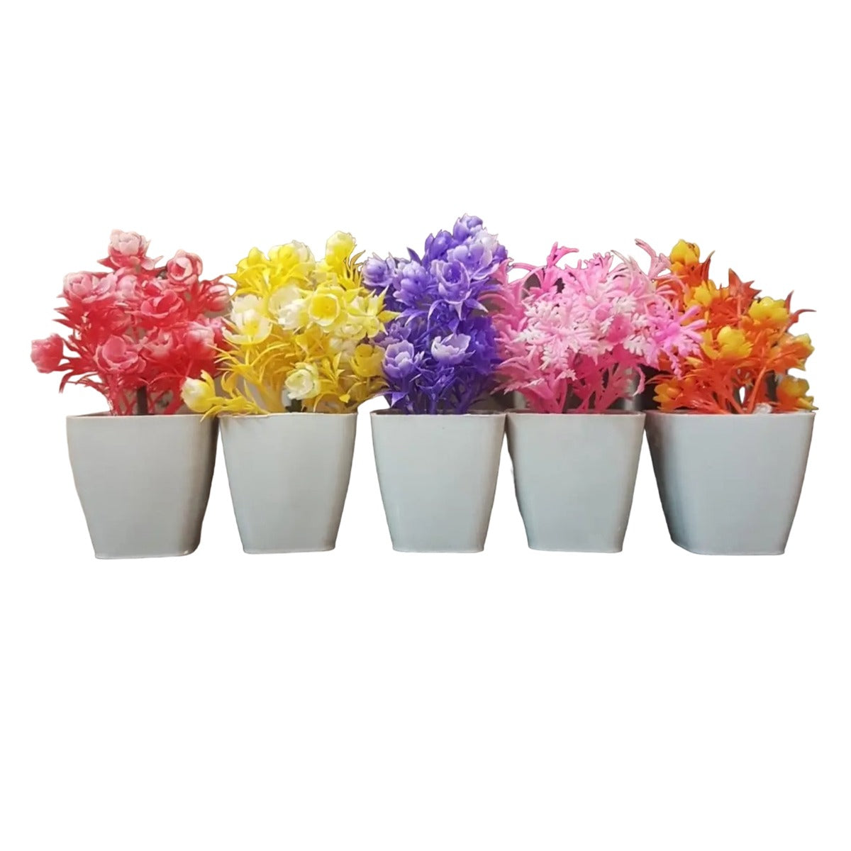 Pack of 4 Mini Plant Artificial Decoration Piece