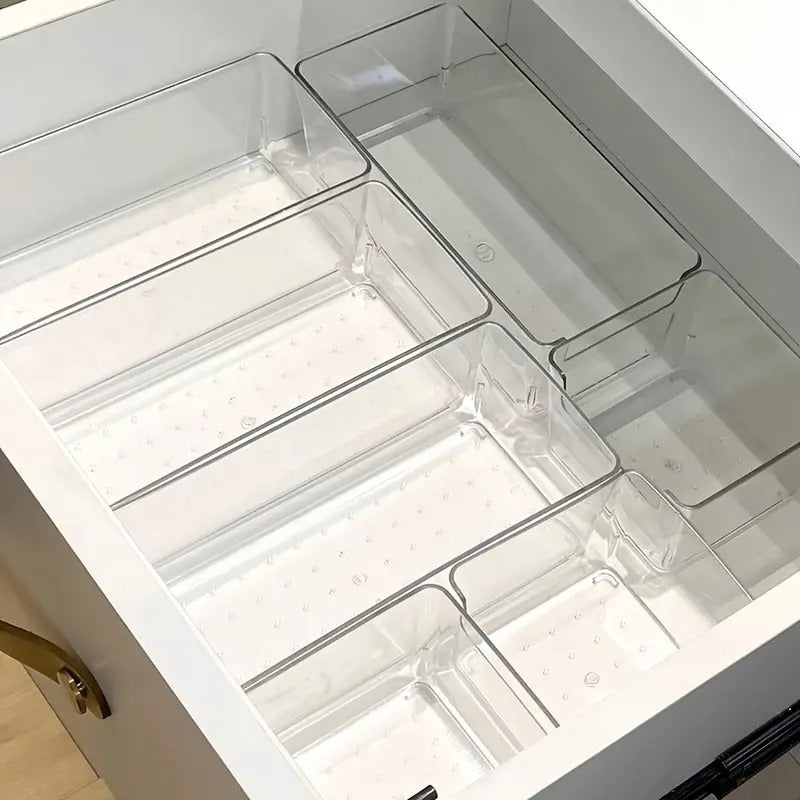 Transparent Plastic Box Drawers Organizers