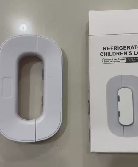 Child Proof Safety Lock – Strong Adhesive Lock for Fridge, Cabinets & Drawers